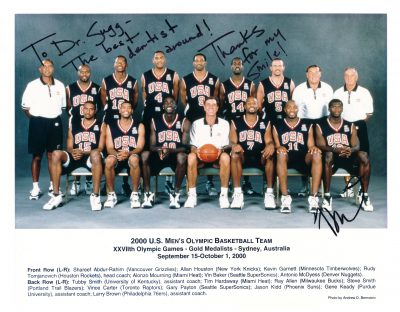 The 2000 U.S. Men’s Olympic Basketball Team, Gold Medalists